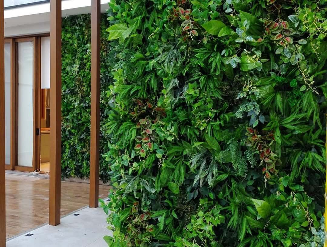 Muro Verde Restaurante - Projeto da Flórida Decorações